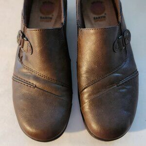 ***SSS***Earth Spirit loafers sz 8 M brown cushioned insole EUC